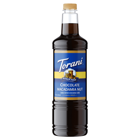Torani Sugar Free Chocolate Macadamia Nut Syrup, 1L PET - Java Estate Roastery