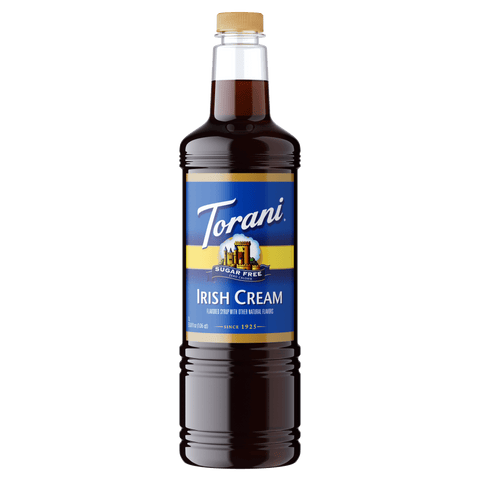 Torani Sugar Free Irish Cream Syrup, 1L PET - Java Estate Roastery
