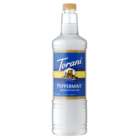 Torani Sugar Free Peppermint Syrup, 1L PET - Java Estate Roastery