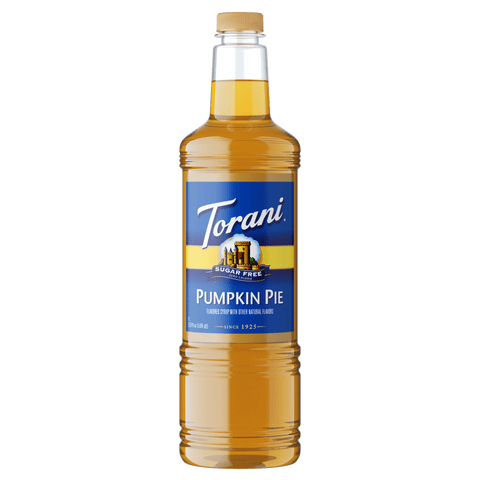 Torani Sugar Free Pumpkin Pie Syrup, 1L PET - Java Estate Roastery