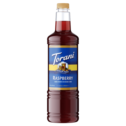 Torani Sugar Free Raspberry Syrup, 1L PET - Java Estate Roastery
