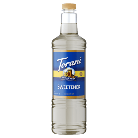 Torani Sugar Free Sweetener Syrup, 1L PET - Java Estate Roastery