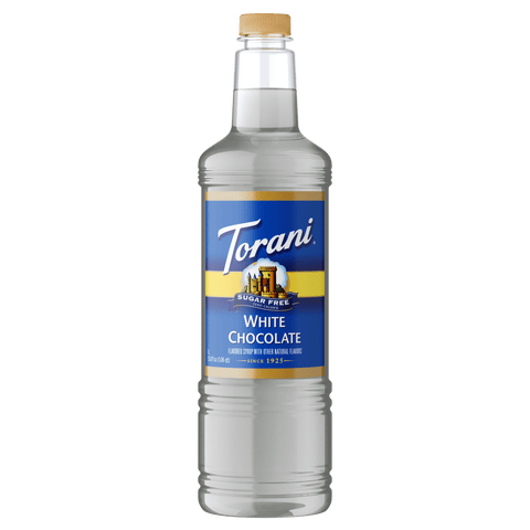 Torani Sugar Free White Chocolate Syrup, 1L PET - Java Estate Roastery