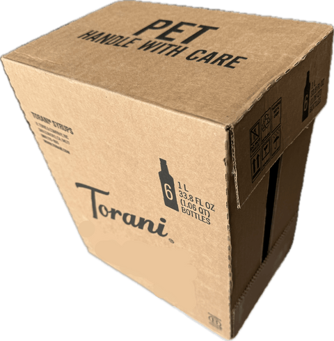 Torani 1L PET Syrup, 6 - Pack (Single Flavor) - Java Estate Roastery