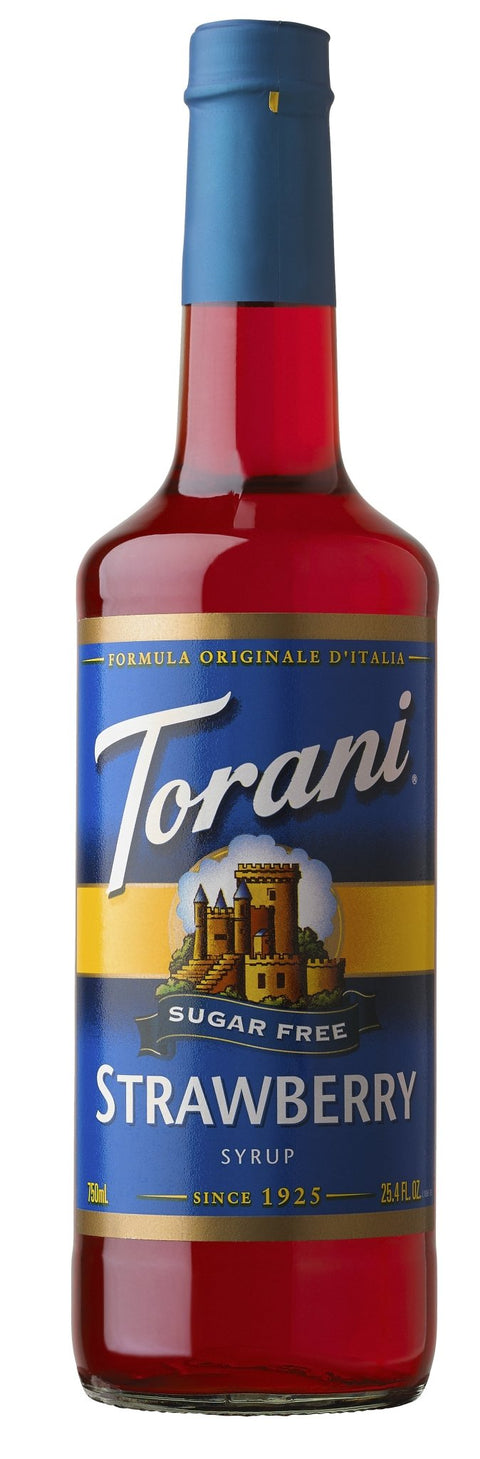 Torani Sugar Free Strawberry Syrup, 750ml - Java Estate Roastery