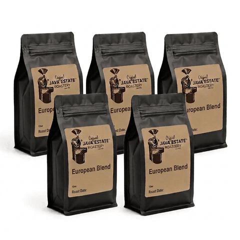 Signature Coffee Blends, 12oz Retail Bags, 5-Pack - Java Estate Roastery
