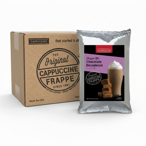 Cappuccine 3 lb Frappe Powder, 5-Pack (Single Flavor) - Java Estate Roastery
