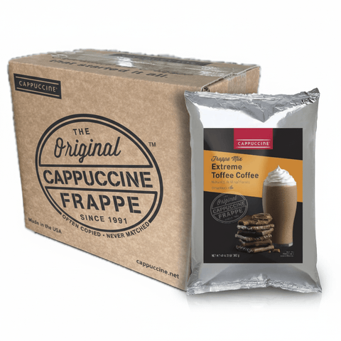 Cappuccine 3 lb Frappe Powder, 5-Pack (Single Flavor) - Java Estate Roastery