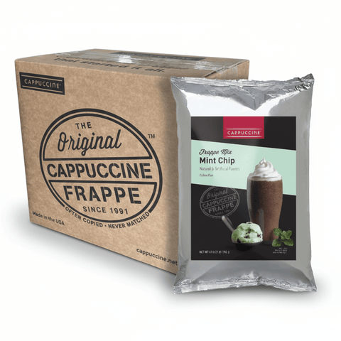 Cappuccine 3 lb Frappe Powder, 5-Pack (Single Flavor) - Java Estate Roastery