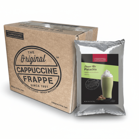 Cappuccine 3 lb Frappe Powder, 5-Pack (Single Flavor) - Java Estate Roastery