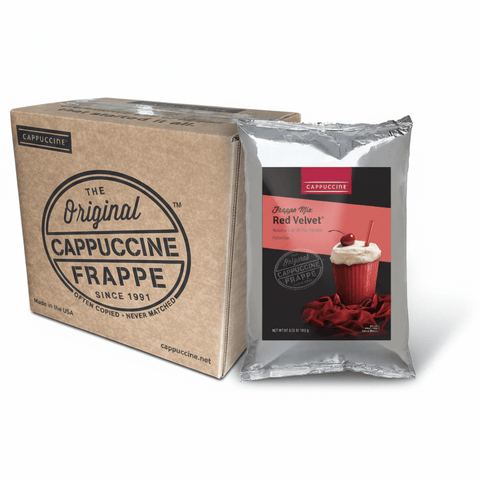 Cappuccine 3 lb Frappe Powder, 5-Pack (Single Flavor) - Java Estate Roastery