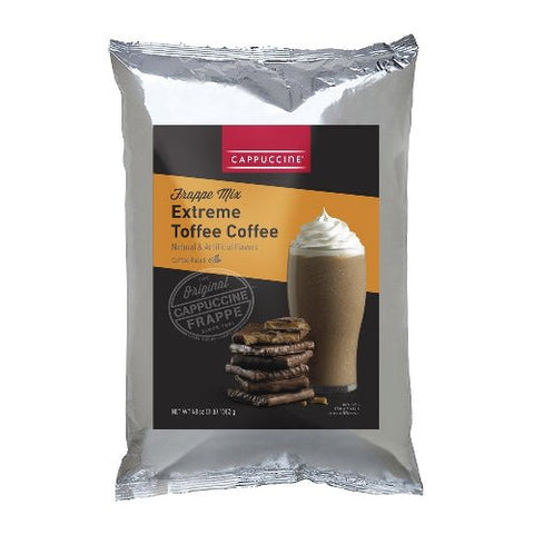 Cappuccine Extreme Toffee Coffee Frappe Powder, 3 lb Bag - Java Estate Roastery