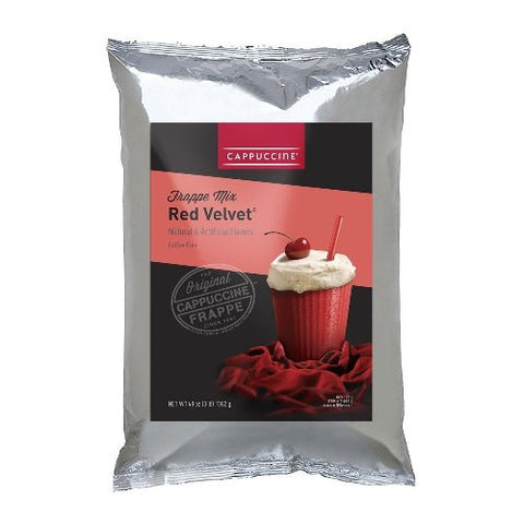 Cappuccine Red Velvet Frappe Powder, 3 lb Bag - Java Estate Roastery