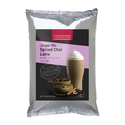 Cappuccine Spiced Chai Latte Frappe Powder, 3 lb Bag - Java Estate Roastery