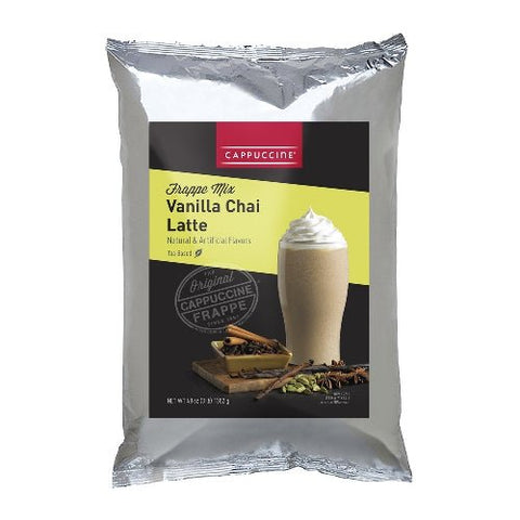 Cappuccine Vanilla Chai Latte Frappe Powder, 3 lb Bag - Java Estate Roastery