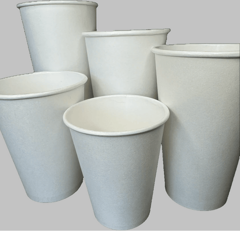 SOLO White Paper Hot CUPS - Java Estate Roastery