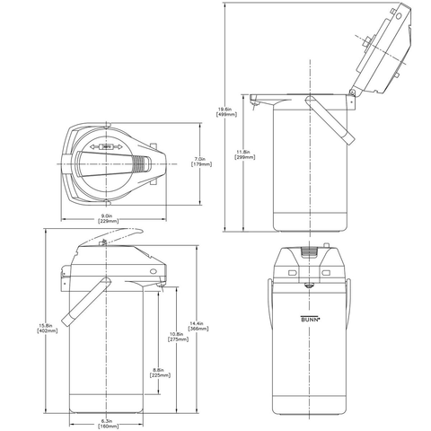 BUNN 3.0L Lever Action Airpot