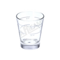 2 oz shot glass with measurement markings