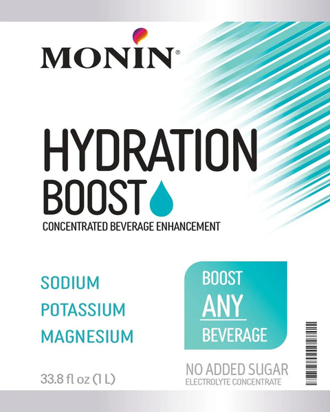 Monin Hydration Boost, 1L 4-Pack