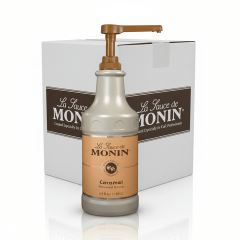 Monin 64 oz Sauce, 4-Pack (Single Flavor) - Java Estate Roastery