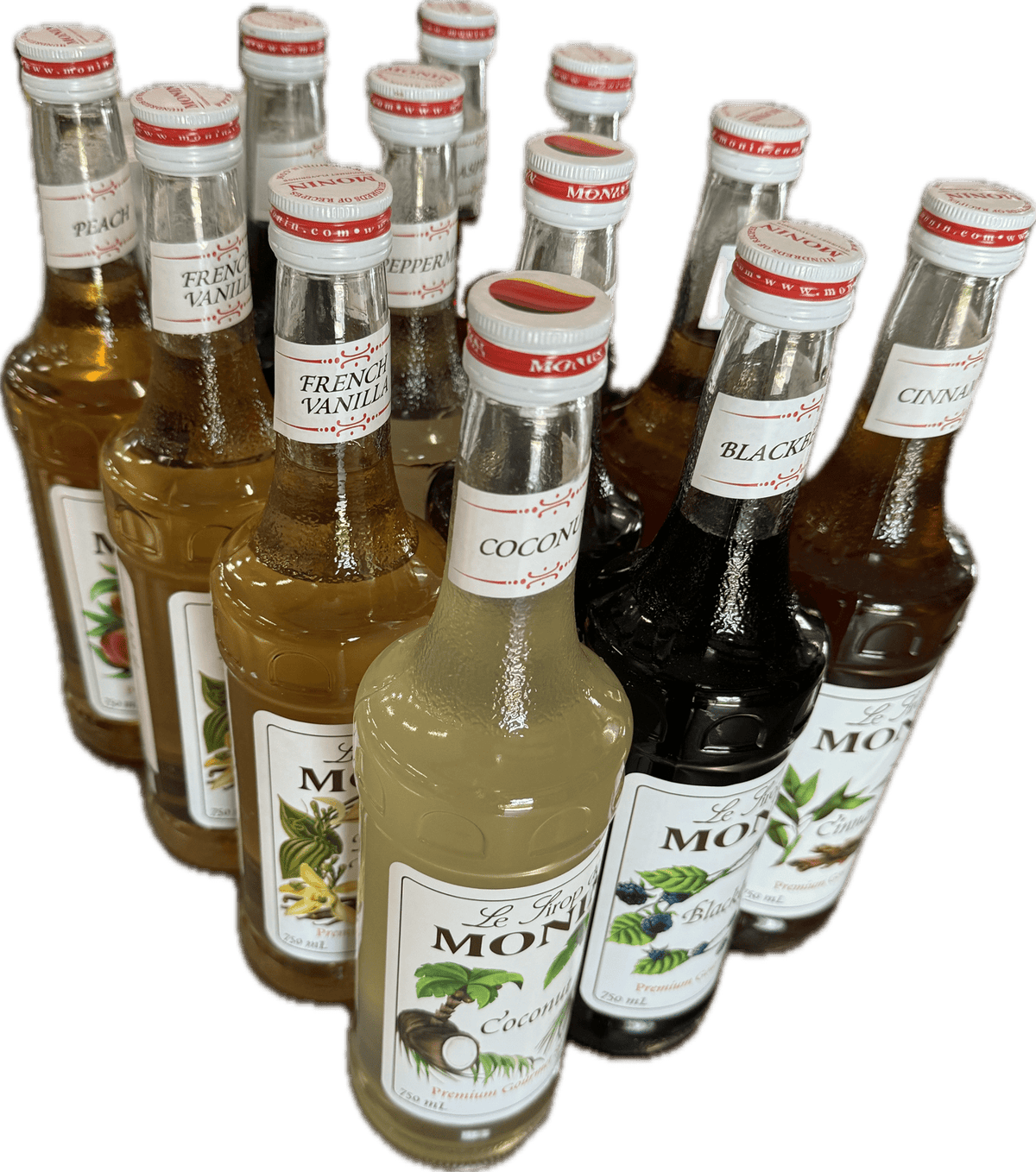 Monin Syrup 12 - Pack (Mix - & - Match) - Java Estate Roastery