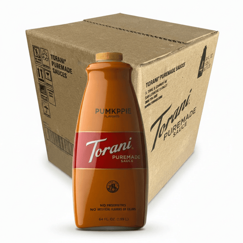 Torani 64 oz Sauce, 4-Pack (Single Flavor) - Java Estate Roastery