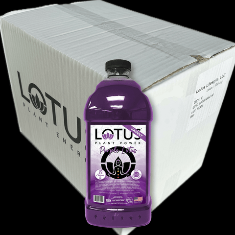 Lotus Energy 64 oz Concentrate, 6 - Pack (Single Flavor) - Java Estate Roastery