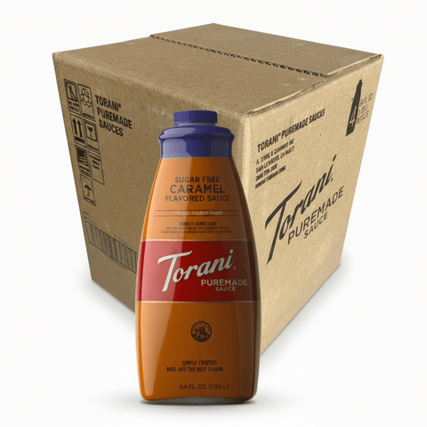 Torani 64 oz Sauce, 4-Pack (Single Flavor) - Java Estate Roastery