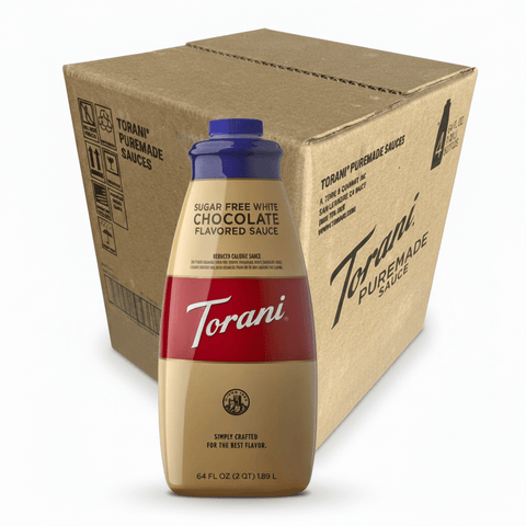 Torani 64 oz Sauce, 4-Pack (Single Flavor) - Java Estate Roastery
