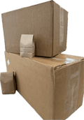 Kraft Tin - Tie Bags - Case of 1000 Bags - Java Estate Roastery