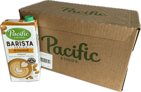 Pacific Foods Barista Series Original 32 oz (ALMOND) Milk, 12 - Pack - Java Estate Roastery