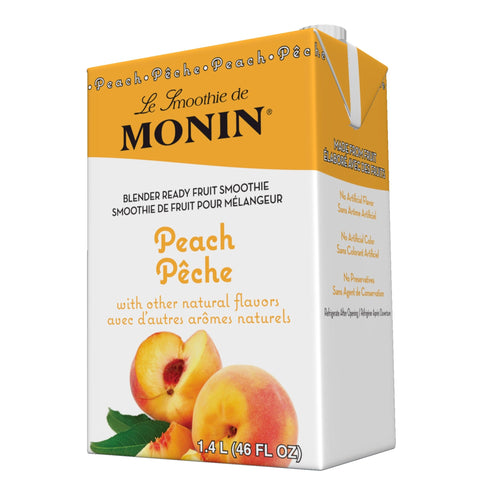 Monin Peach Smoothie Mix, 46 oz - Java Estate Roastery