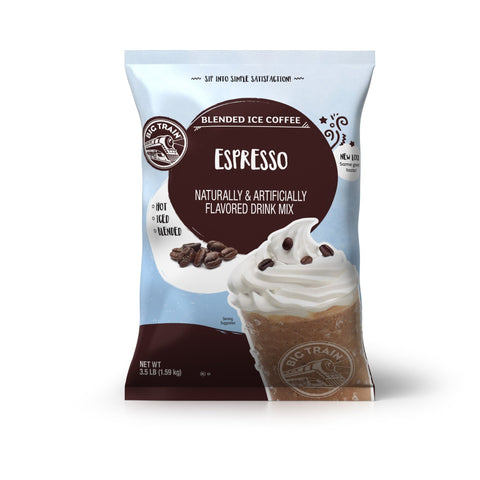 Big Train Espresso Blended Ice Coffee Beverage Mix, 3.5 lb Bag - Java Estate Roastery