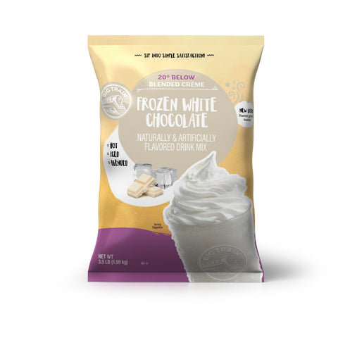 Big Train 20 Below Frozen White Chocolate Beverage Mix, 3.5 lb Bag - Java Estate Roastery