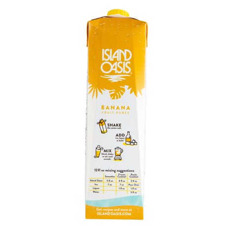 Island Oasis Banana Smoothie, 1 Liter - Java Estate Roastery