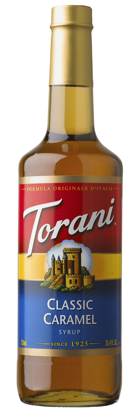 Torani Caramel Classic Syrup, 750ml - Java Estate Roastery