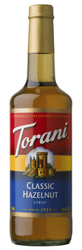 Torani Hazelnut Classic Syrup, 750ml - Java Estate Roastery