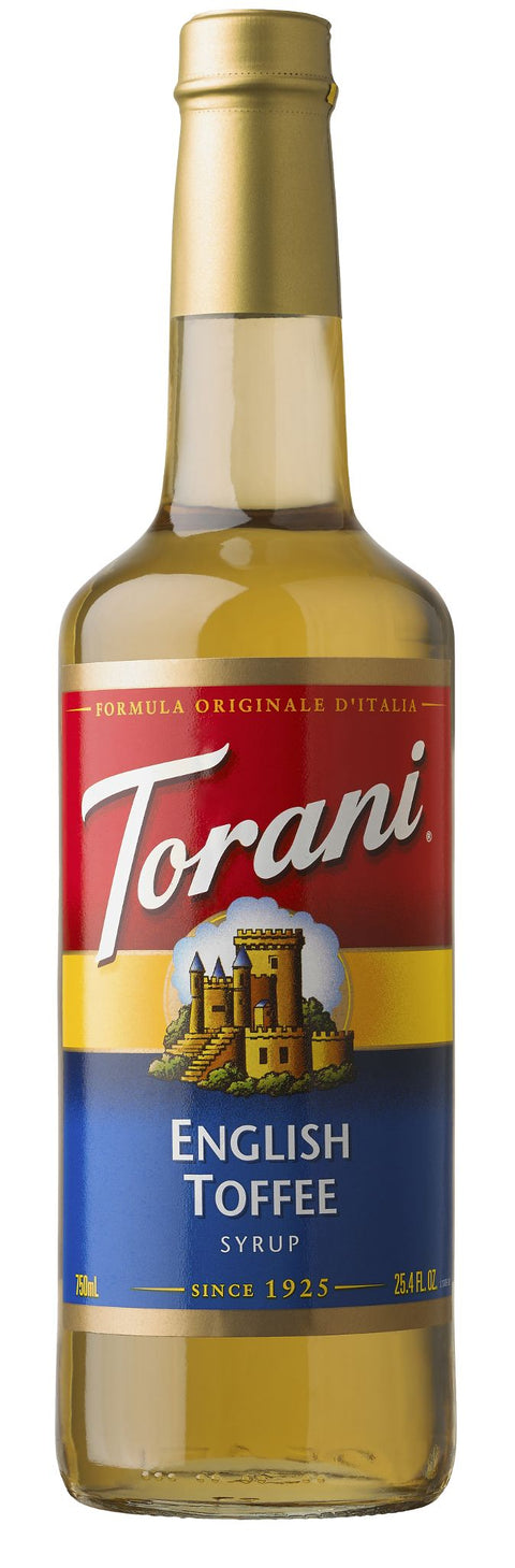 Torani English Toffee Syrup, 750ml - Java Estate Roastery