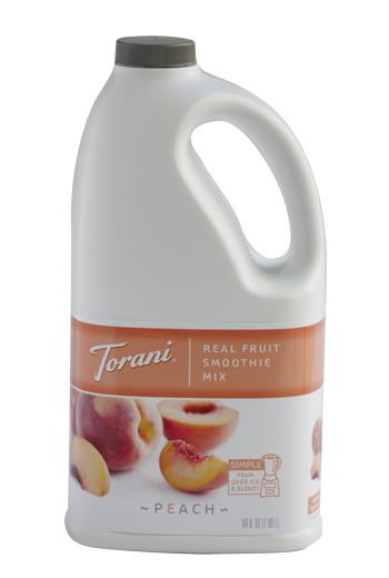 Torani Peach Real Fruit Smoothie Mix, 64 oz - Java Estate Roastery