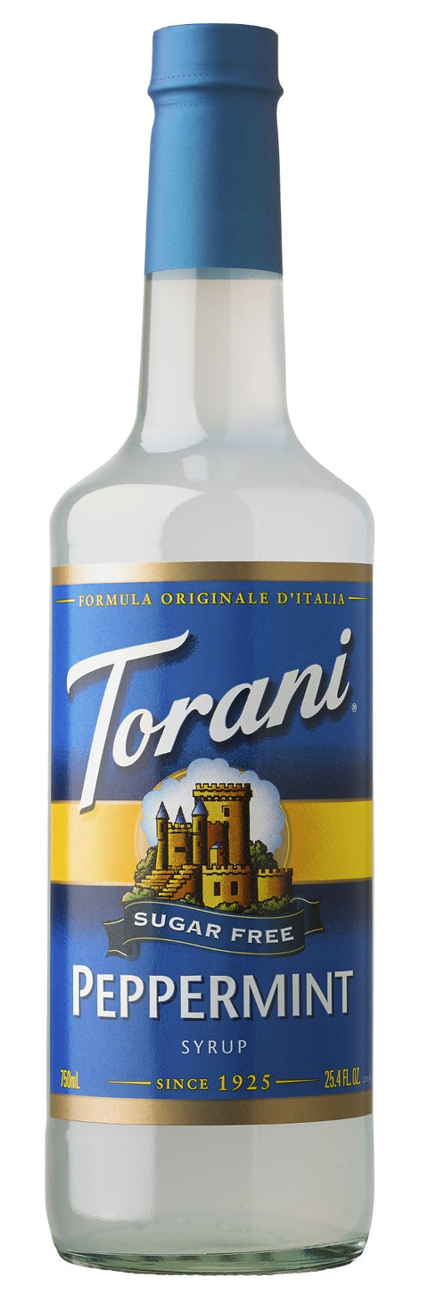 Torani Sugar Free Peppermint Syrup, 750ml - Java Estate Roastery