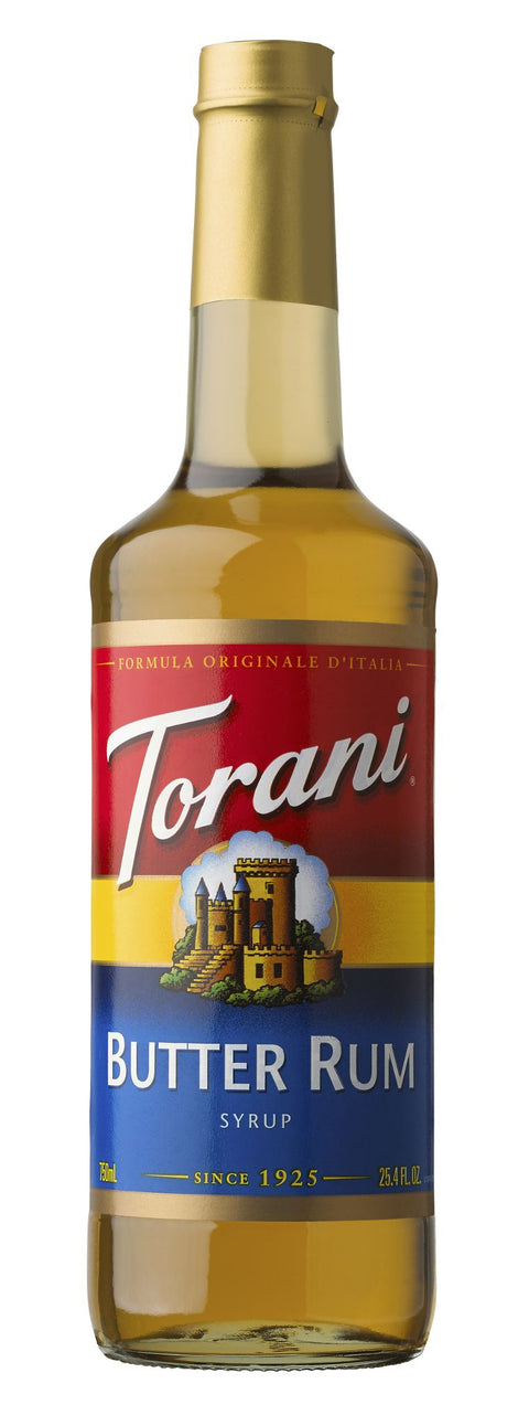 Torani Butter Rum Syrup, 750ml - Java Estate Roastery