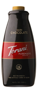 Torani Dark Chocolate Sauce, 64 oz - Java Estate Roastery