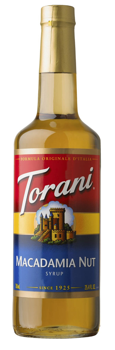 Torani Macadamia Nut Syrup, 750ml - Java Estate Roastery
