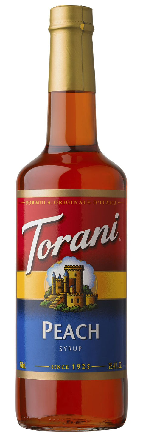 Torani Peach Syrup, 750ml - Java Estate Roastery