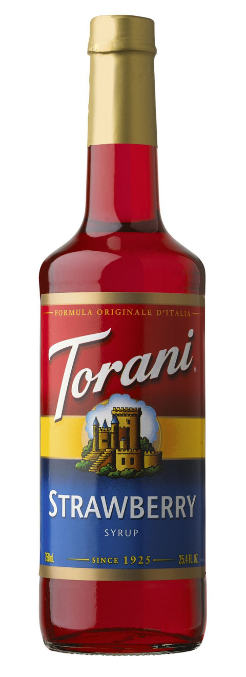Torani Strawberry Syrup, 750ml - Java Estate Roastery