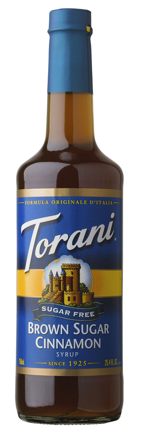 Torani Sugar Free Brown Sugar Cinnamon Syrup, 750ml - Java Estate Roastery