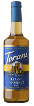Torani Sugar Free Hazelnut Classic Syrup, 750ml - Java Estate Roastery