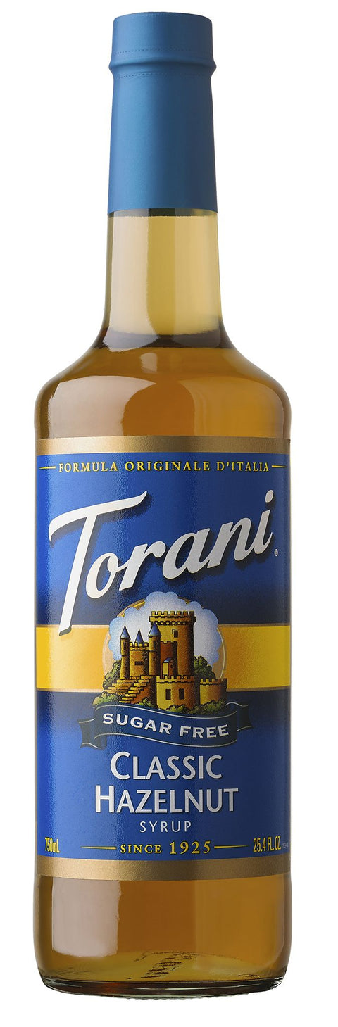Torani Sugar Free Hazelnut Classic Syrup, 750ml - Java Estate Roastery