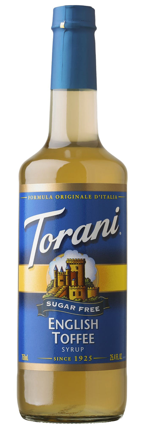 Torani Sugar Free English Toffee Syrup, 750ml - Java Estate Roastery