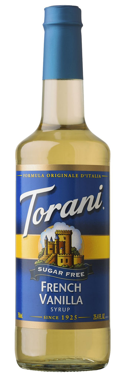 Torani Sugar Free French Vanilla Syrup, 750ml - Java Estate Roastery
